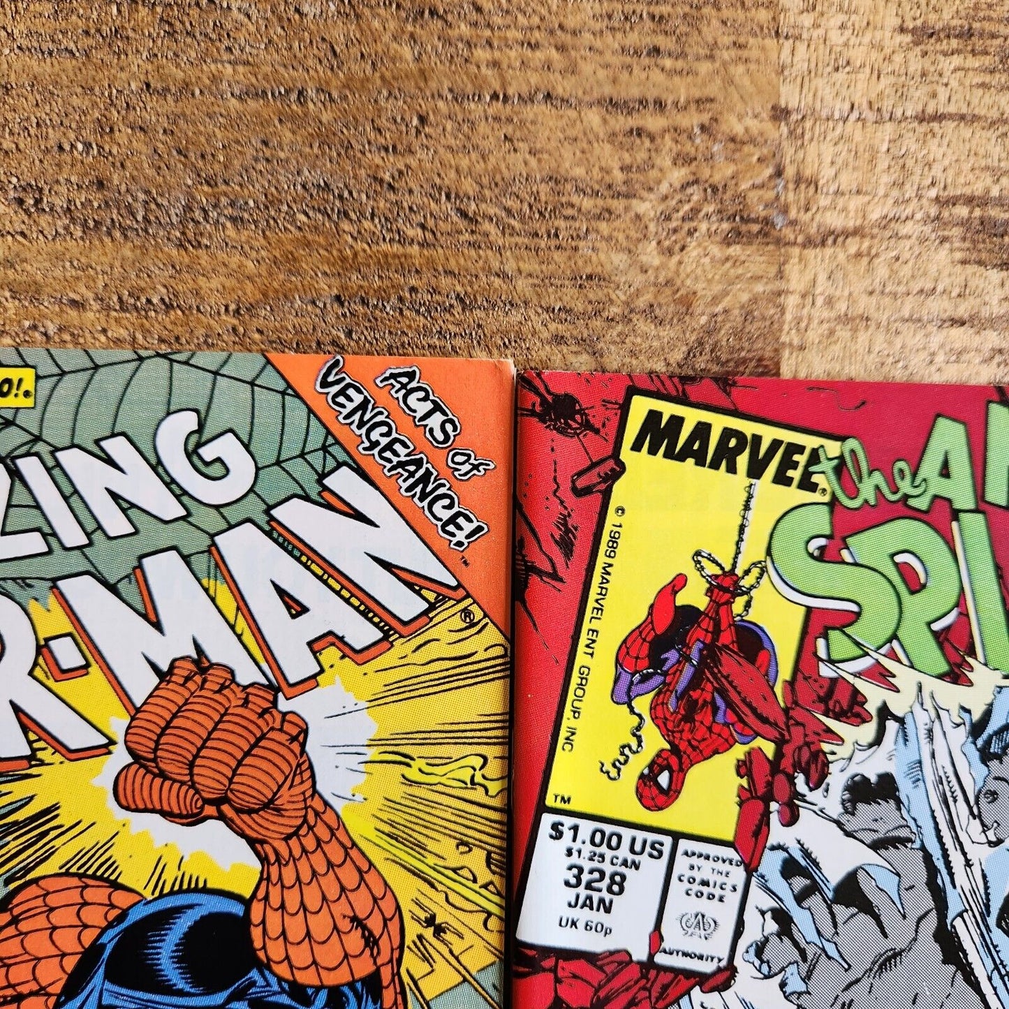 Amazing Spider-Man #326-330 (Marvel, 1989-1990) Lot of 5 Comic Books NM 9.4