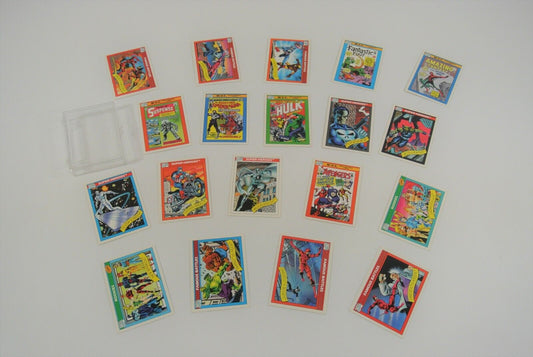 Marvel Comics Impel Trading Card Lot of 19 Retro 90's Famous Battles M.V.C. NM