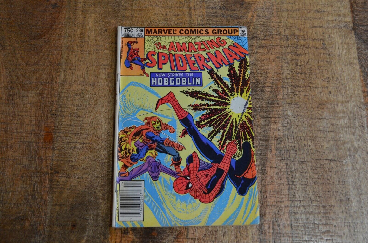 Amazing Spiderman #239 Canadian Newsstand Edition Marvel Comic Book 5.5 FN-