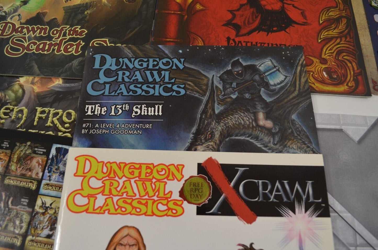 Pathfinder Modules LOT Crawl Classics Dragon Age Crimson Throne Combat Pad more