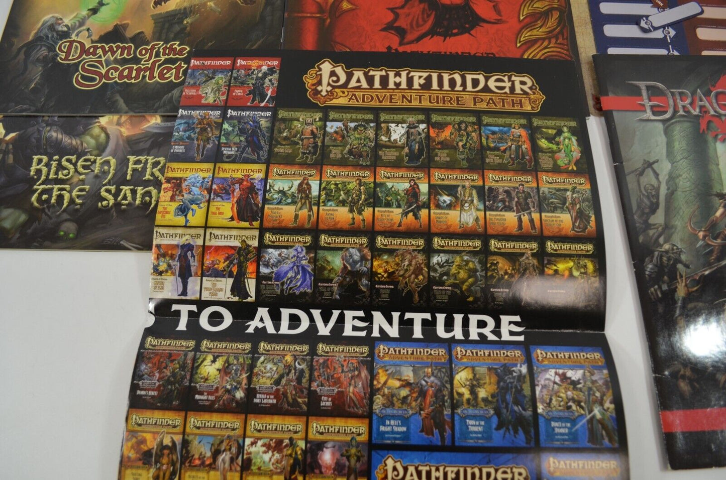 Pathfinder Modules LOT Crawl Classics Dragon Age Crimson Throne Combat Pad more