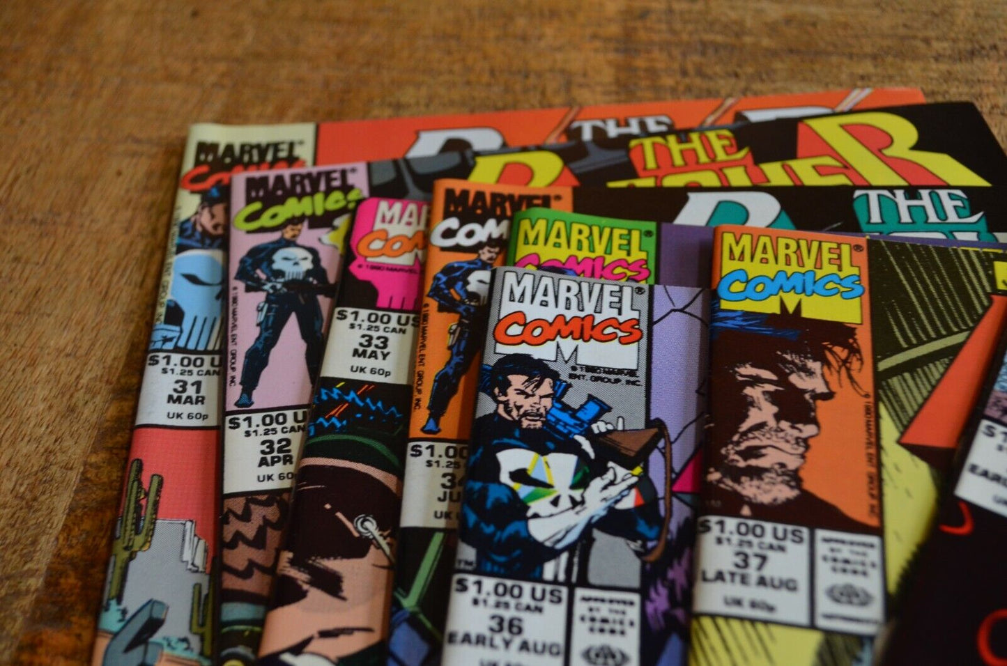 Punisher #31-45 Marvel Comic Book Lot of 15 NM 9.2 Reavers Jigsaw App