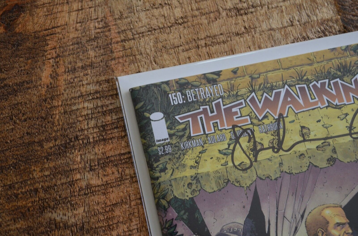 Walking Dead #150 2016 Homage Variant Comic Book Signed Gaudiano w/ COA NM