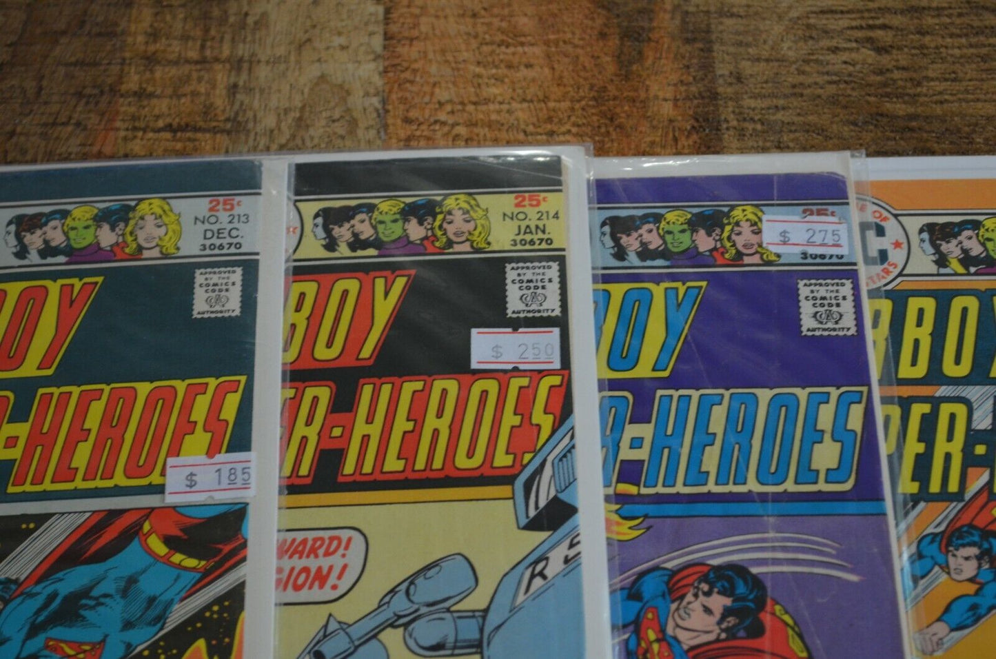 Superboy #213-217 220 254-258 (DC Comics, 1975-76, 1979) VG to FN+ Lot of 12