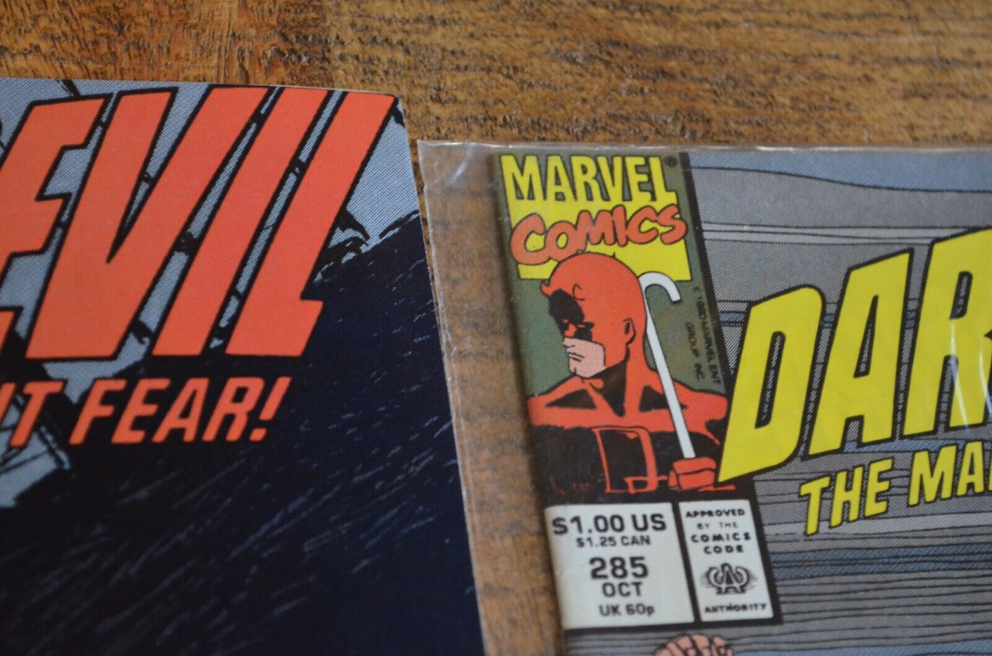 Daredevil #282 283 285 289 293 295 296 297 Marvel Comic Book Lot of 8 9.0 NM-