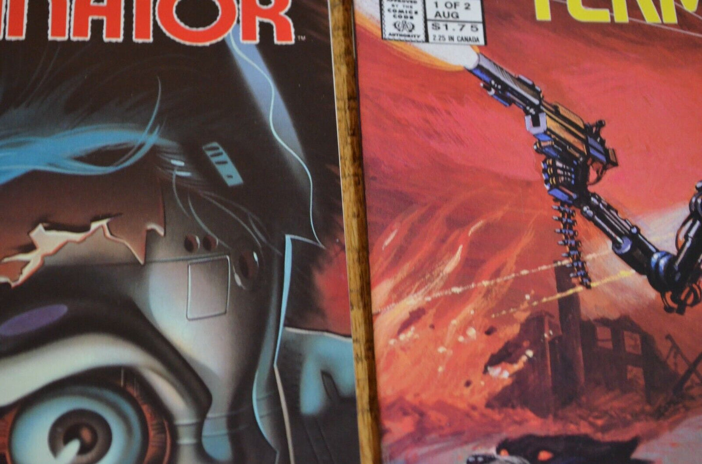 The Terminator #1 Sept + #1 of 2 Aug Collectors Edition NOW Comics 1988 NM-