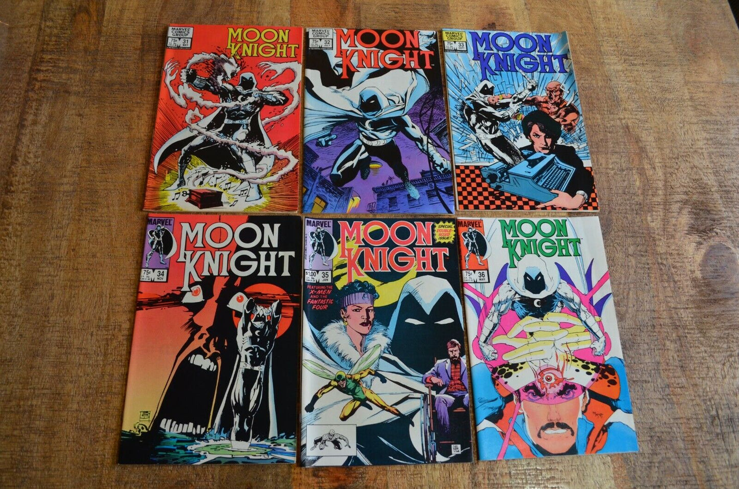 Moon Knight #31 32 33 34 35 36 Marvel Comic Book Lot of 6 NM- 9.0