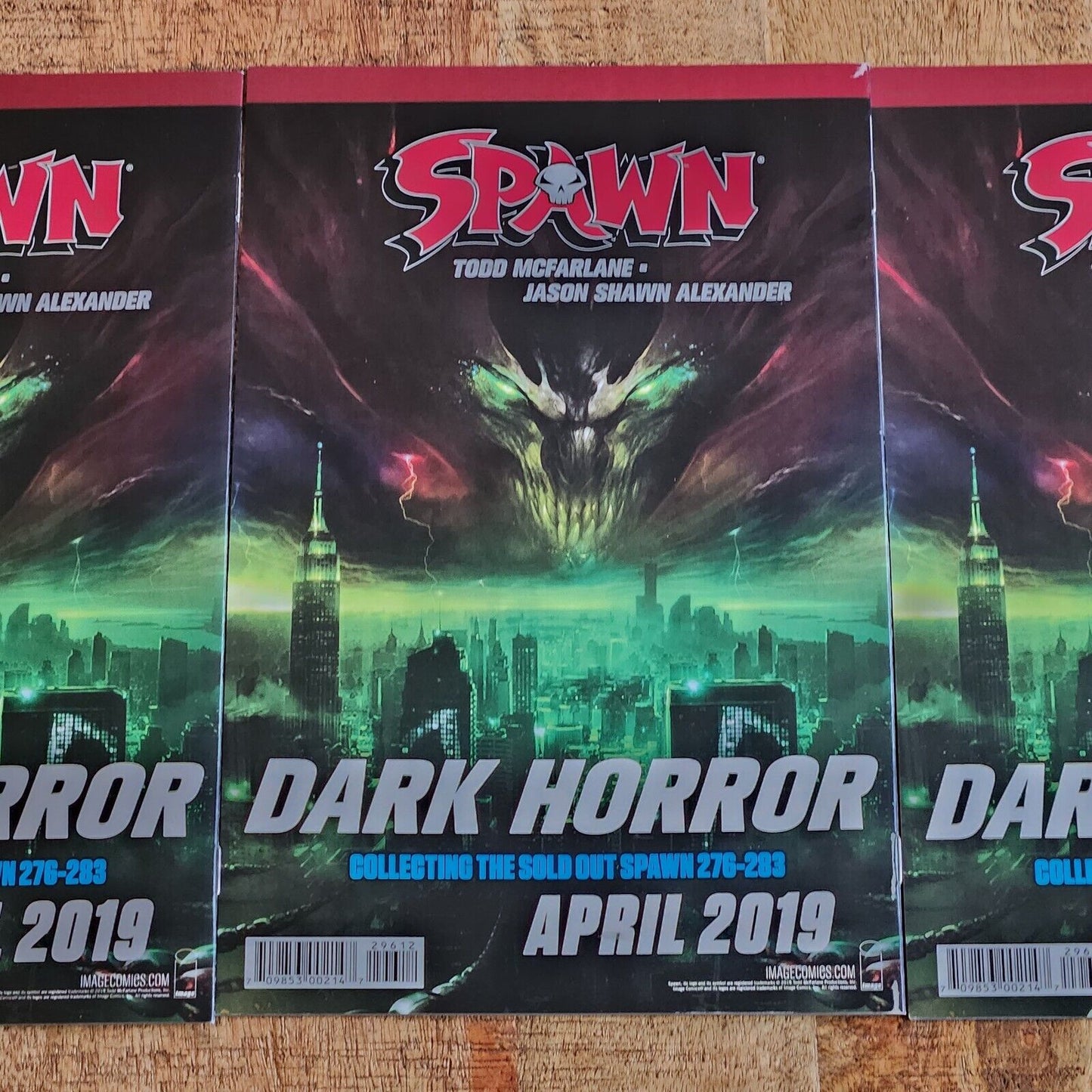 Spawn #296 + B&W and Virgin Variant Covers Image Comics Lot of 3 NM+ 9.6