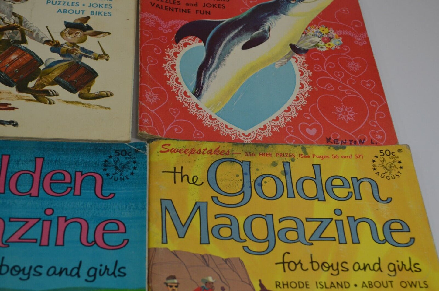 Golden Magazine for Boys & Girls October 1966 1965 Lot of 12 Kids Stories VG