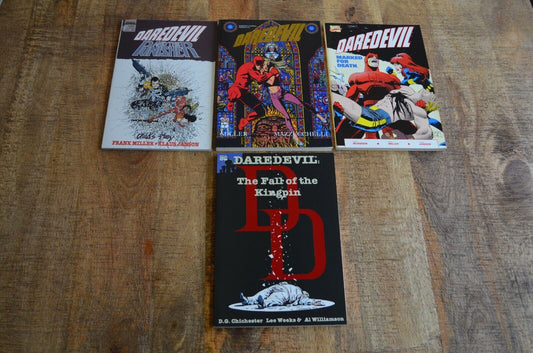 Daredevil TPB Punisher Kingpin Marked for Death Marvel Comic Lot Fall of VF+ 8.5