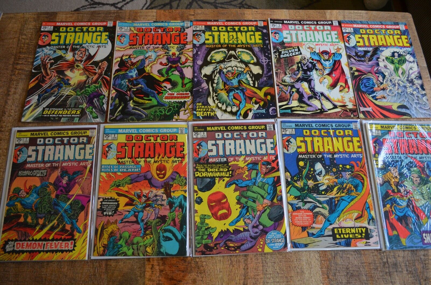 Doctor Strange #2-11 Marvel Comic Book Lot of 10 Dormammu Appearance FN- 5.5