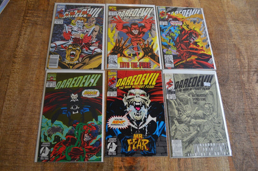 Daredevil #311 312 313 314 315 316 Marvel Comic Book Lot of 6 NM- 9.0