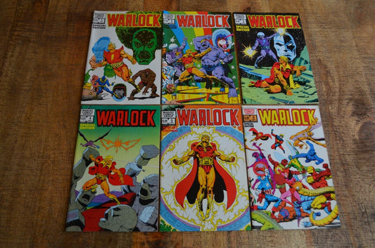 Warlock Special Edition #1 2 3 4 5 6 Marvel Comics 1982 Lot of 6 NM 9.2 Avengers