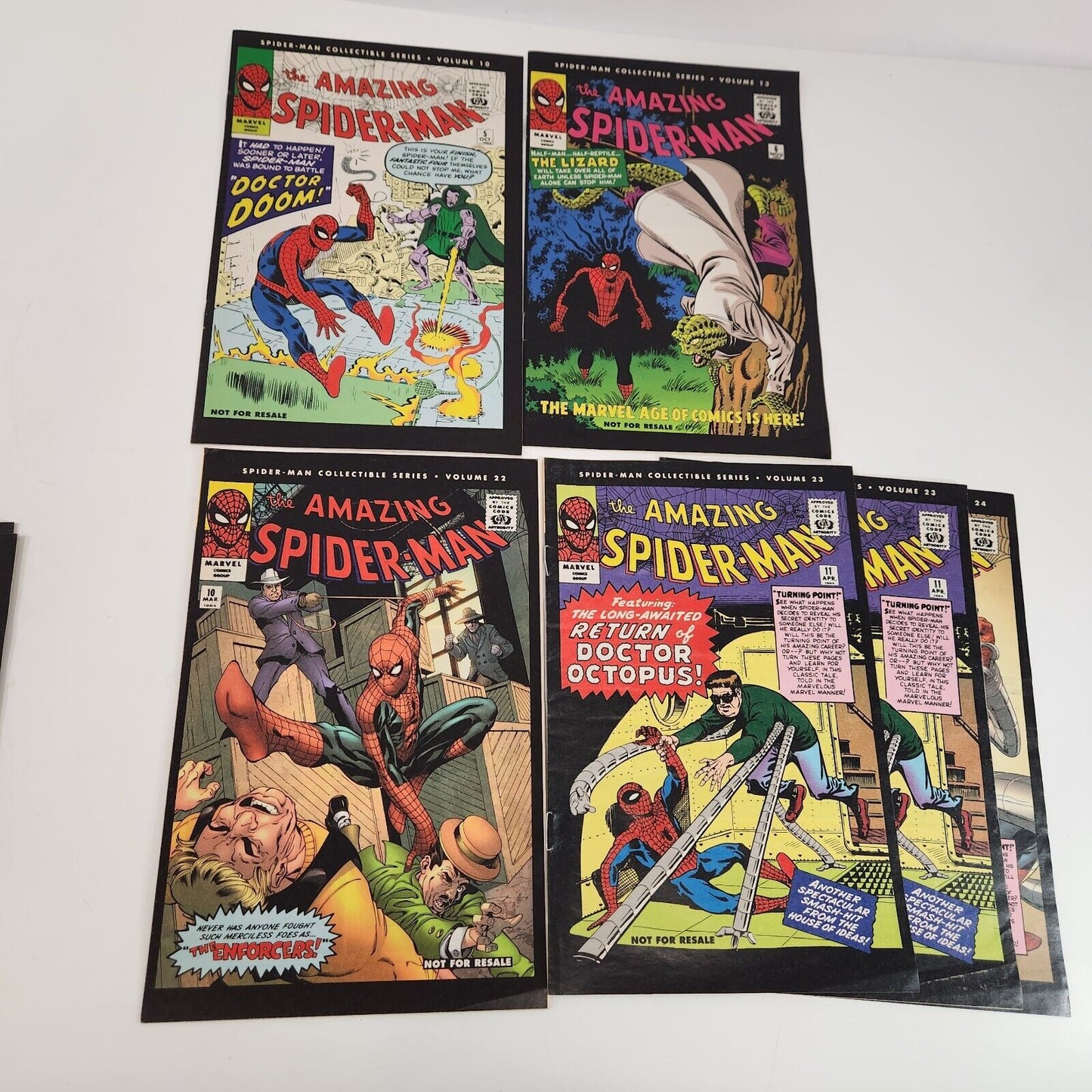 Spider-Man Collectible Series 1 2 4 6 7 9 10 13 16-18 20-23 Marvel Comic Lot FN+