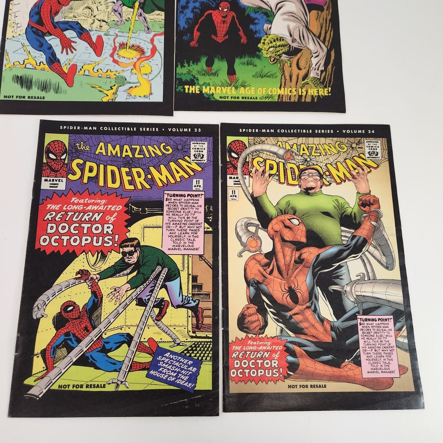 Spider-Man Collectible Series 1 2 4 6 7 9 10 13 16-18 20-23 Marvel Comic Lot FN+