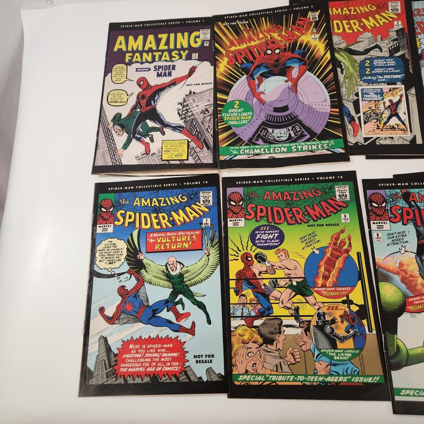 Spider-Man Collectible Series 1 2 4 6 7 9 10 13 16-18 20-23 Marvel Comic Lot FN+