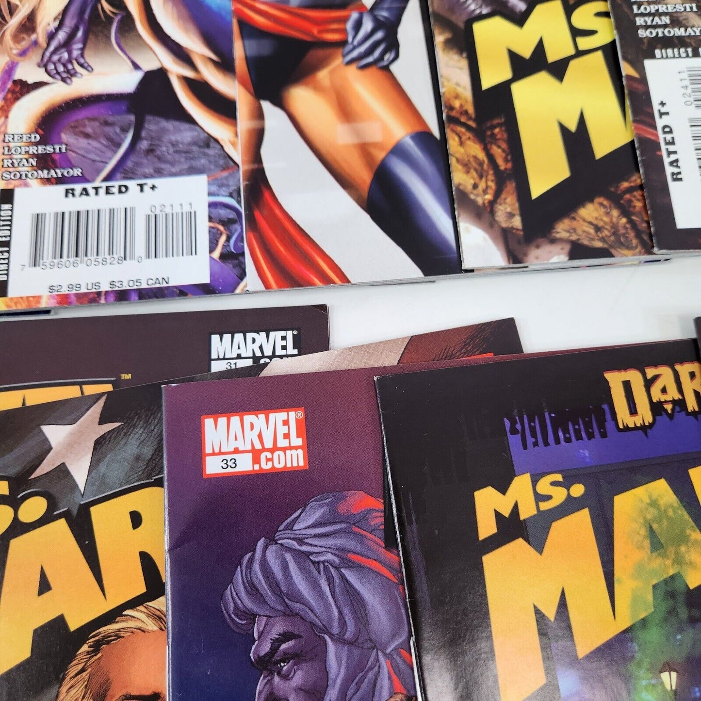 Ms Marvel #16-39 Marvel Comic Book Lot of 24 VF 8.0 Beast Wonder Man App