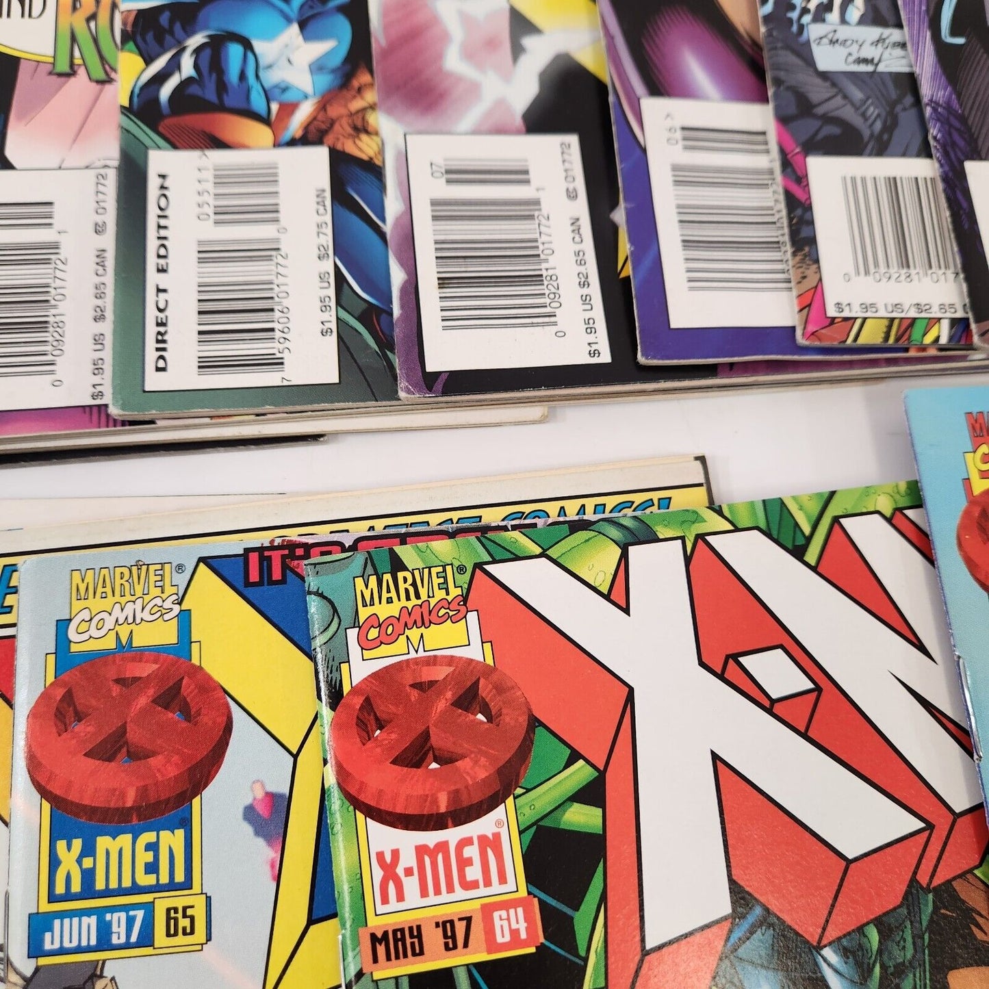 X-Men #45 47-49 51-65 70 71 Marvel Comic Book Lot of 21 VF- 7.5 Avengers App