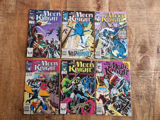 Marc Spector Moon Knight #2 4 5 6 7 8 Marvel Comic Book Lot VF/NM 9.0 Spider-Man