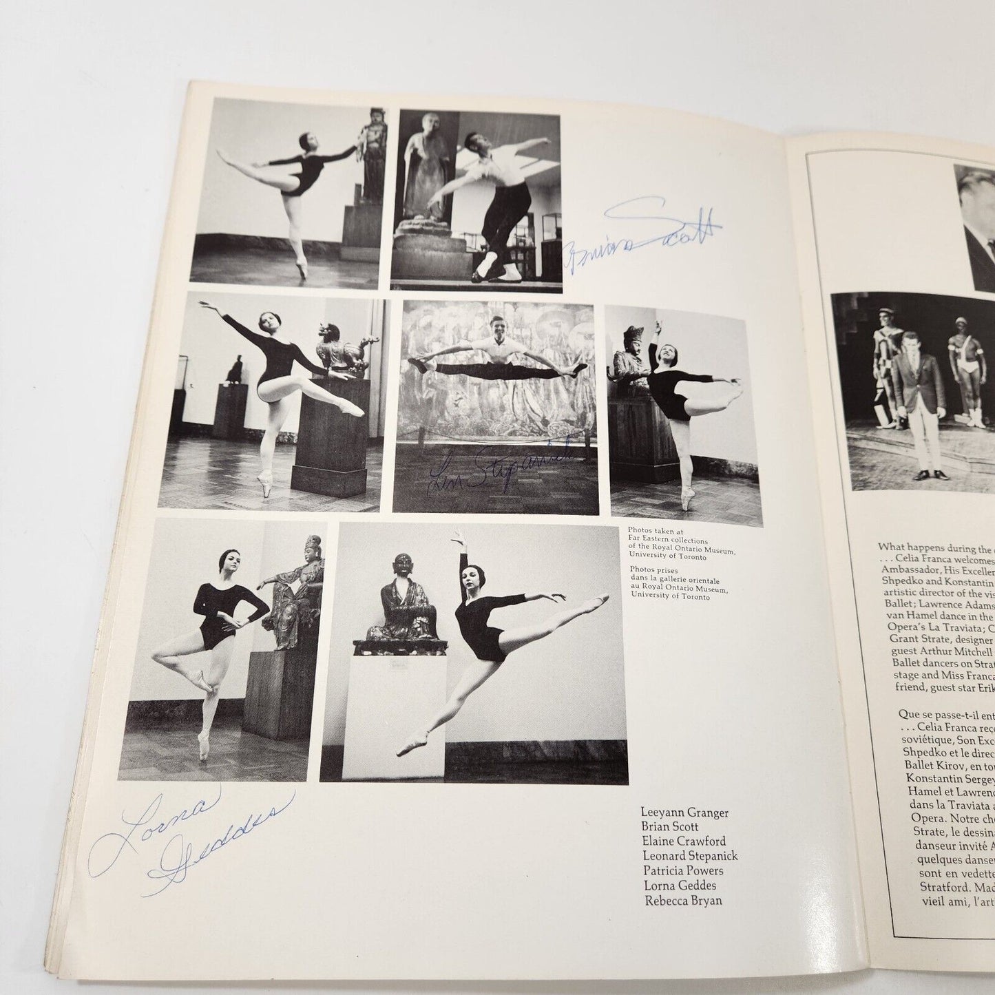 National Ballet of Canada SIGNED Program 1964-65 Franca Lois Smith Kraul Tennant