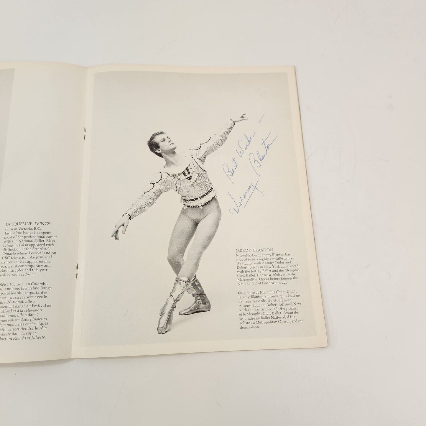 National Ballet of Canada SIGNED Program 1964-65 Franca Lois Smith Kraul Tennant