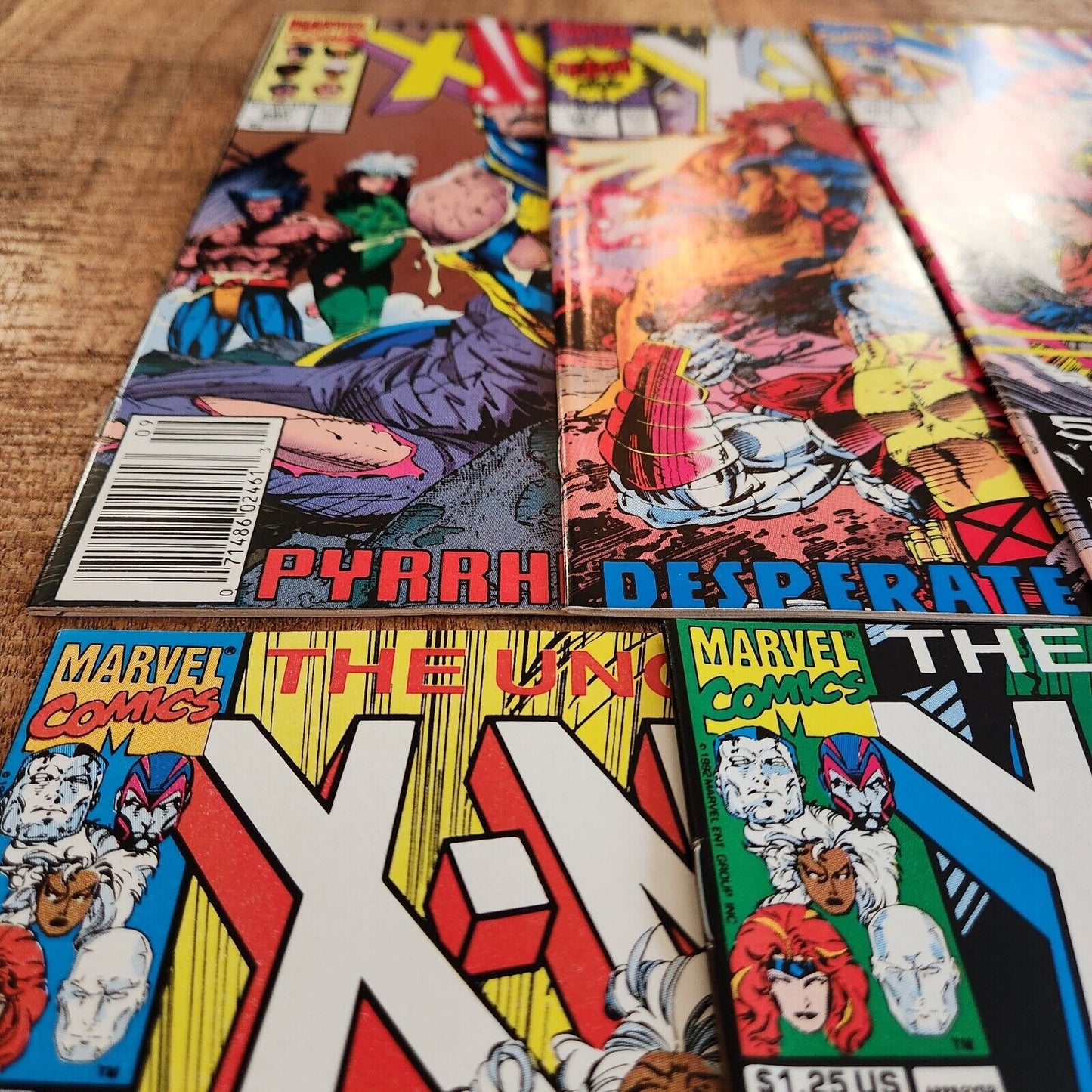 Uncanny X-Men #280-289 Marvel Comic Book Lot of 10 NM 9.4 Jean Grey Storm Iceman