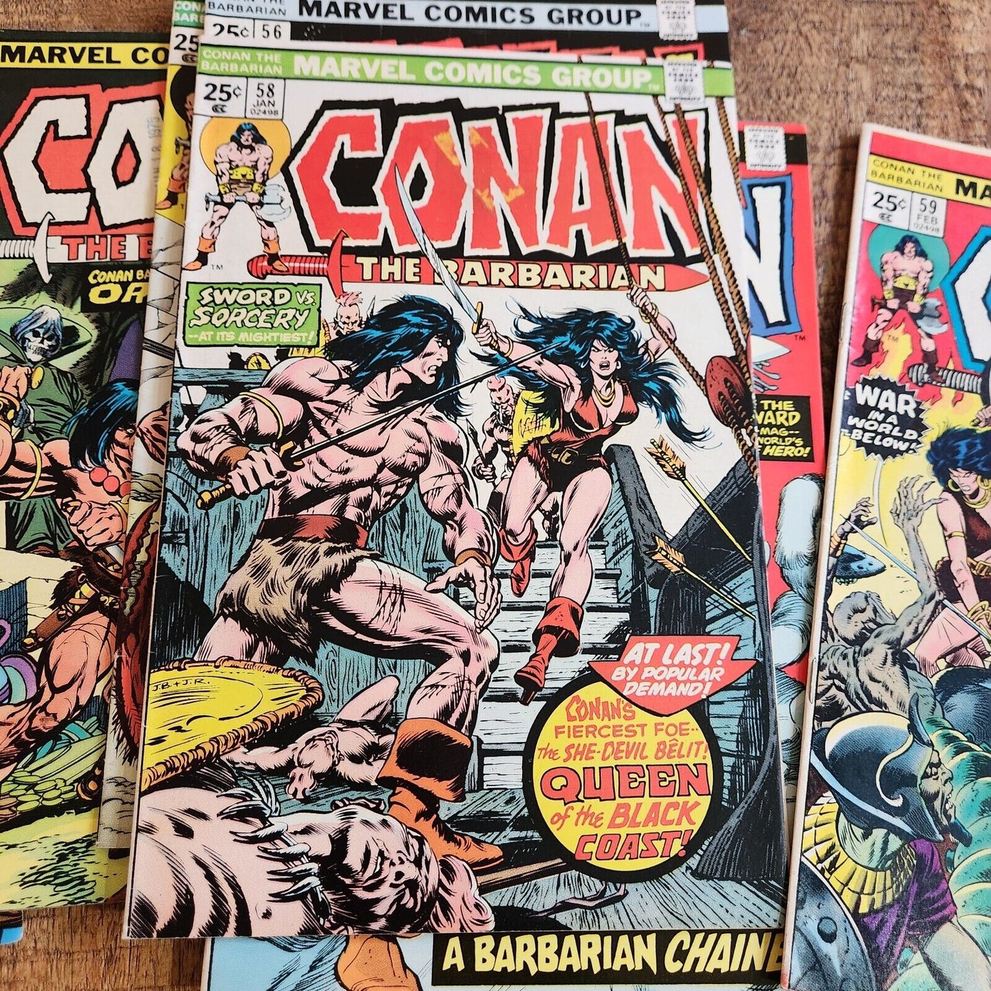 Conan The Barbarian #40-59 Marvel Comic Book Lot of 20 VF- 7.5 1974-1976