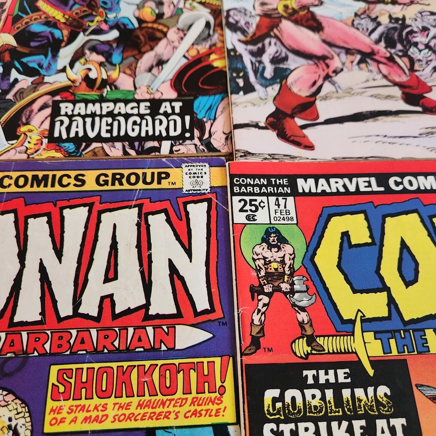 Conan The Barbarian #40-59 Marvel Comic Book Lot of 20 VF- 7.5 1974-1976