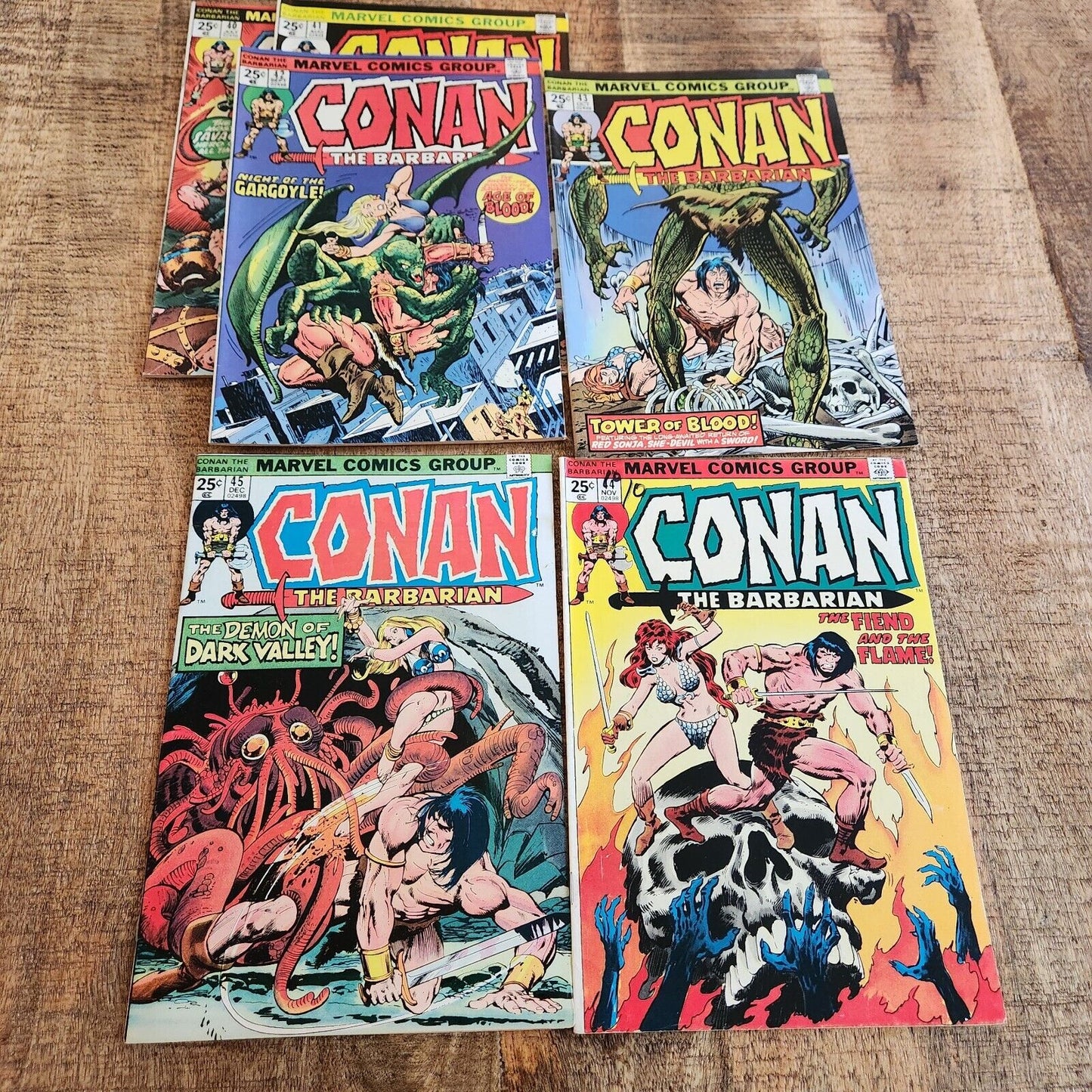 Conan The Barbarian #40-59 Marvel Comic Book Lot of 20 VF- 7.5 1974-1976