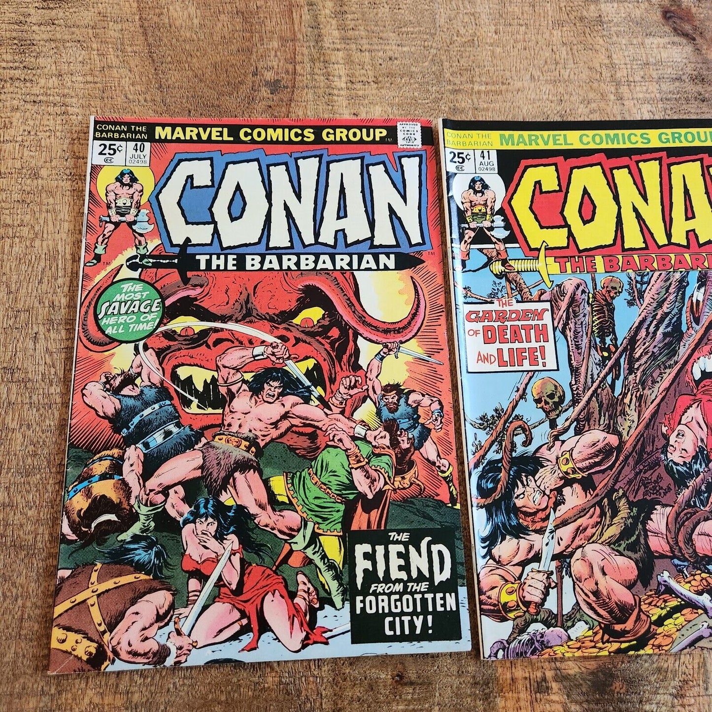 Conan The Barbarian #40-59 Marvel Comic Book Lot of 20 VF- 7.5 1974-1976