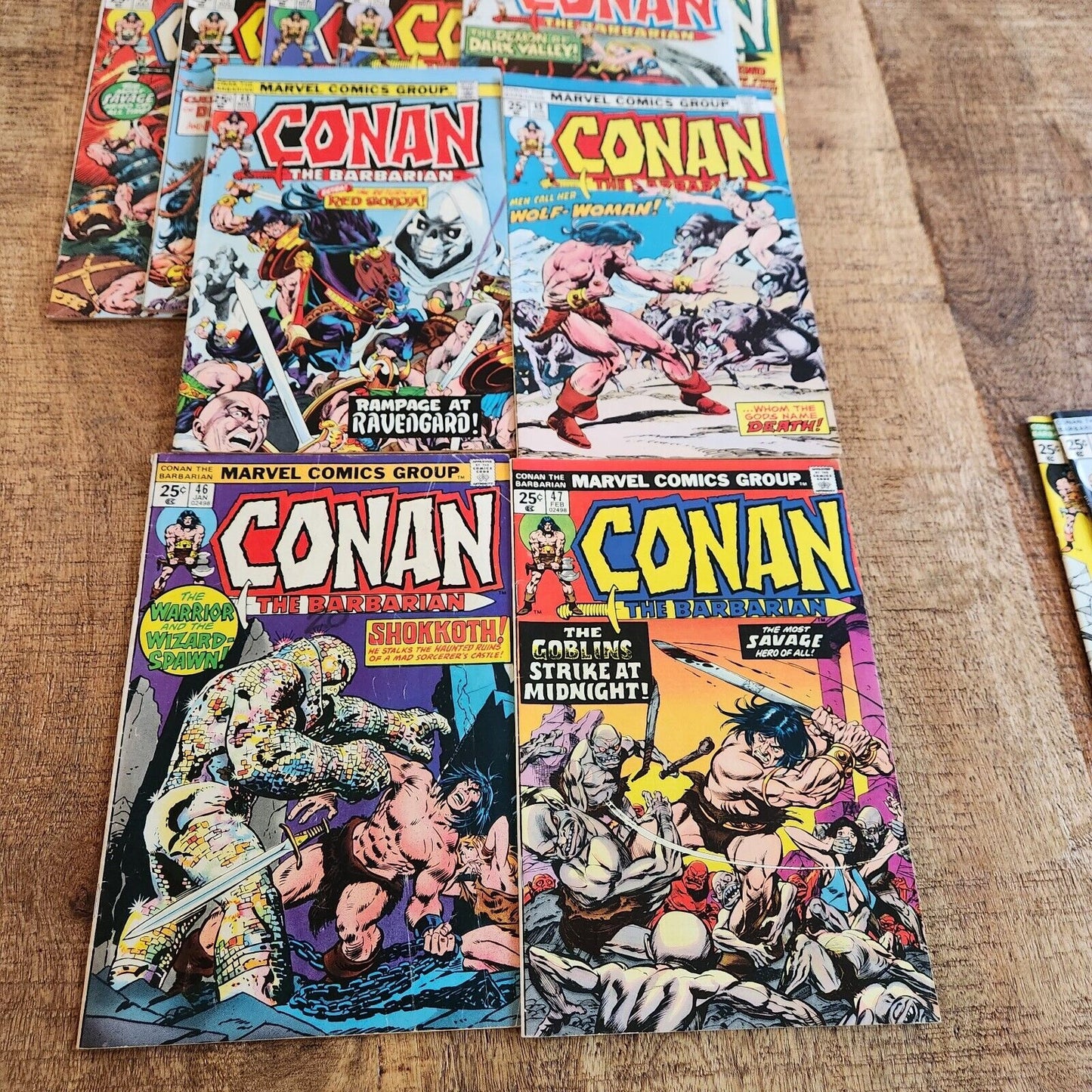 Conan The Barbarian #40-59 Marvel Comic Book Lot of 20 VF- 7.5 1974-1976