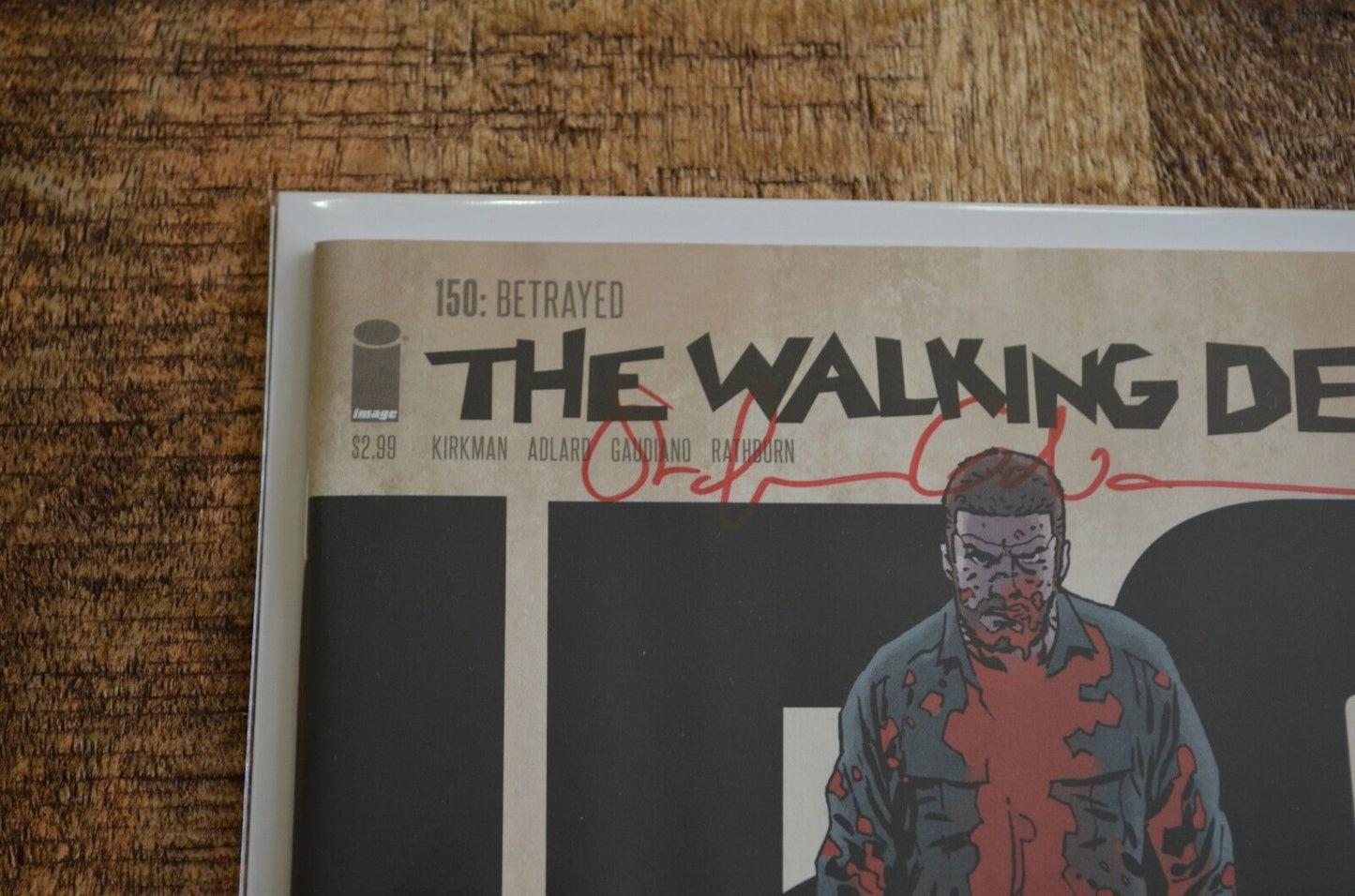 Walking Dead #150 Gaudiano Signature with COA 2016 NM Comic Book