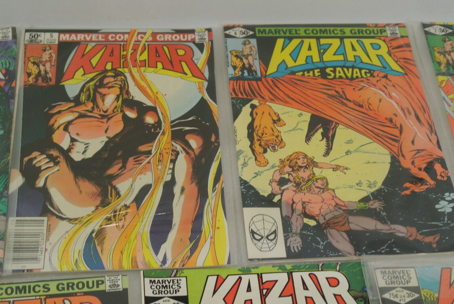 Ka-Zar the Savage #3 4 5 6 7 8 9 10 12 13 14 Marvel Comics 1971-1982 Lot of 11