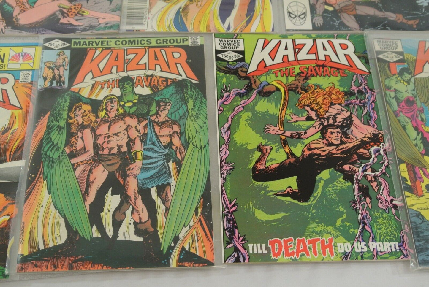 Ka-Zar the Savage #3 4 5 6 7 8 9 10 12 13 14 Marvel Comics 1971-1982 Lot of 11