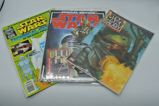 Star Wars Magazines Lot Technical Journal 3 Galaxy 6 2016 Special Edition VF/NM