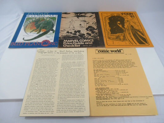 V-Con Sci Fi Conference Program Marvel 1982 Price Guide Fantasy Art Catalog Vtg