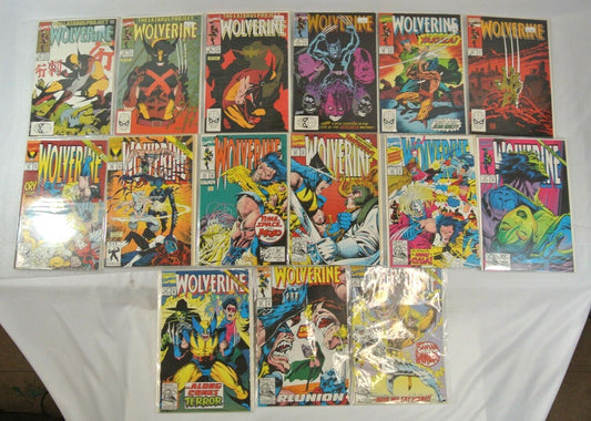 Wolverine #28-33 51-55 57 58 60 62 Marvel Comics 1991-1992 Lot of 15 NM- 9.0