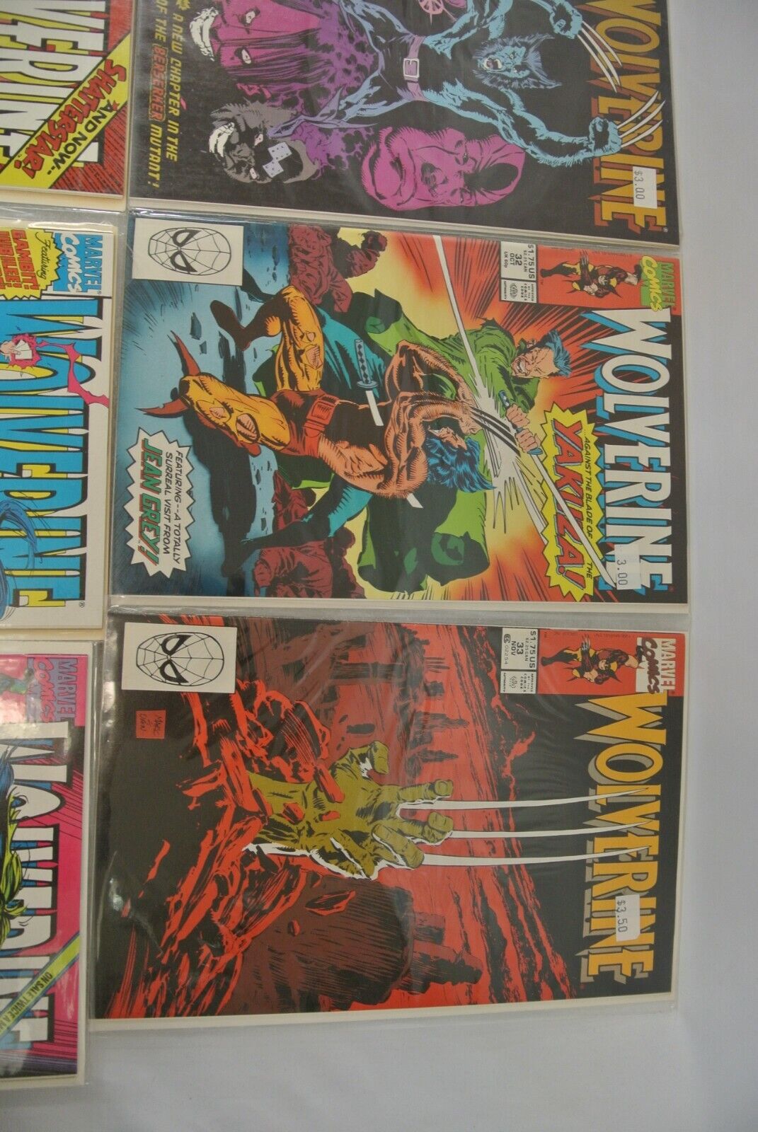 Wolverine #28-33 51-55 57 58 60 62 Marvel Comics 1991-1992 Lot of 15 NM- 9.0