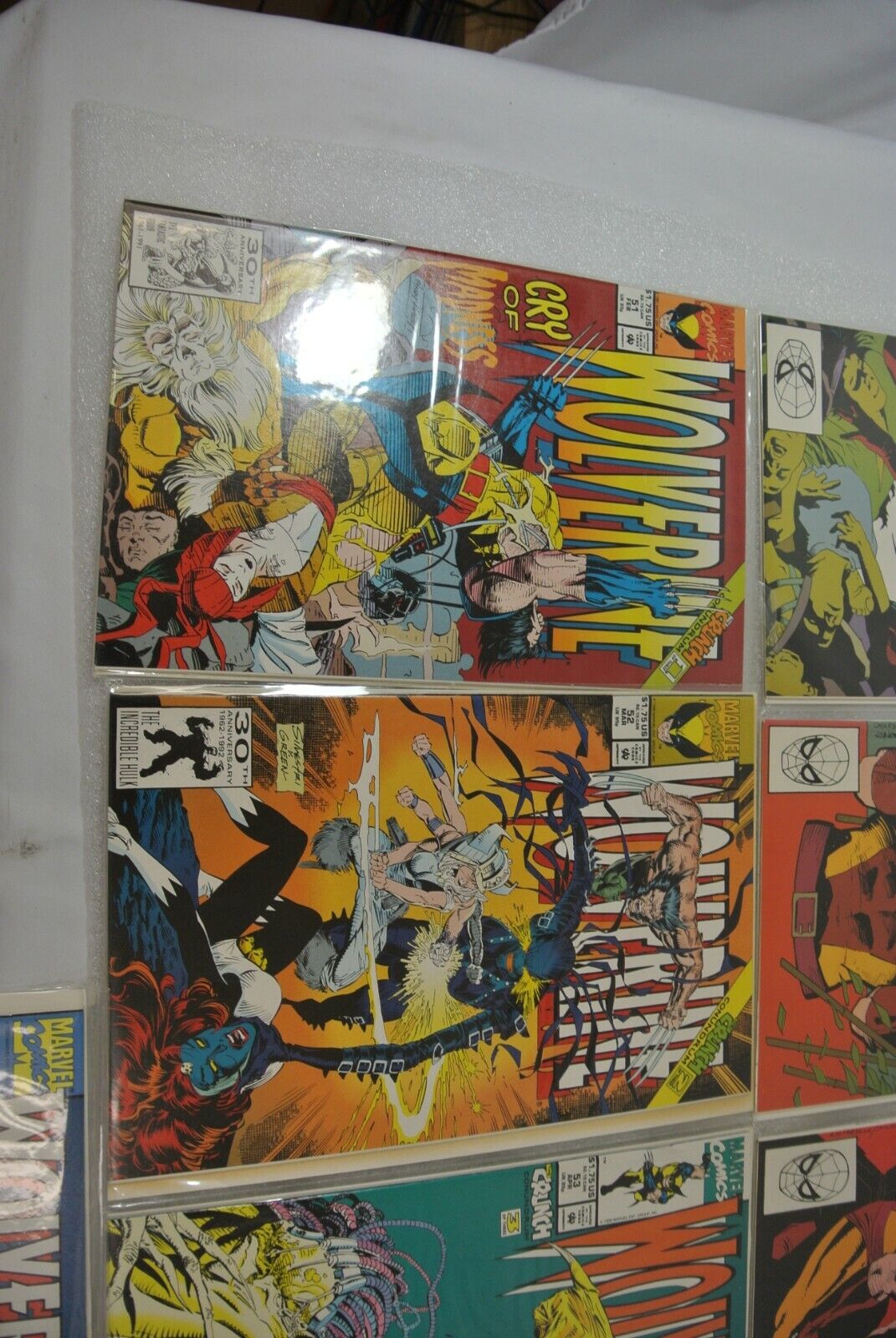 Wolverine #28-33 51-55 57 58 60 62 Marvel Comics 1991-1992 Lot of 15 NM- 9.0