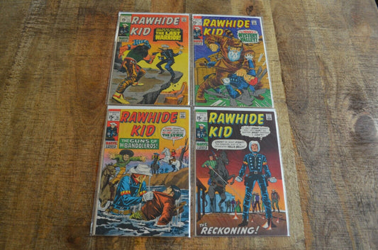 Rawhide Kid #71 72 76 77 (Marvel, 1969 & 1970) FN Lot of Four Comic Books