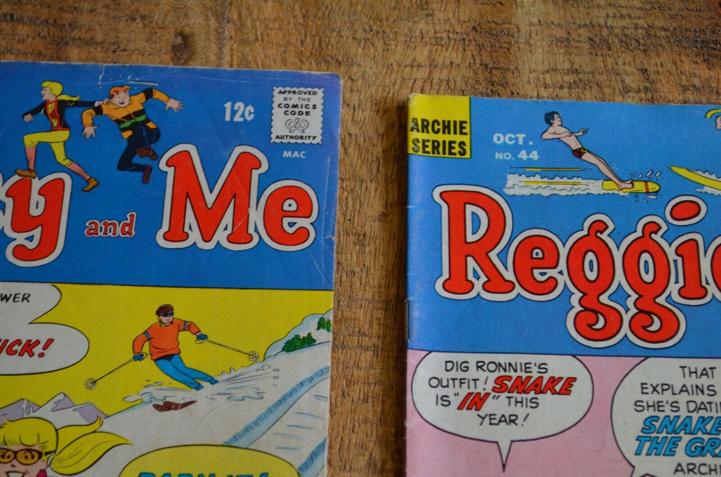Betty and Me #6 7 Reggie and Me #44 Archie Comics Lot of 3 GD+ 3.5 Silver Age