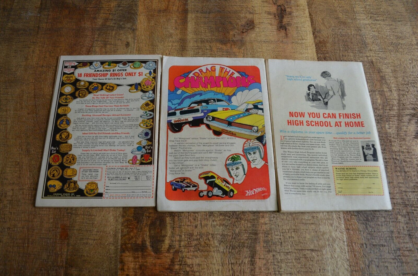 Betty and Me #6 7 Reggie and Me #44 Archie Comics Lot of 3 GD+ 3.5 Silver Age