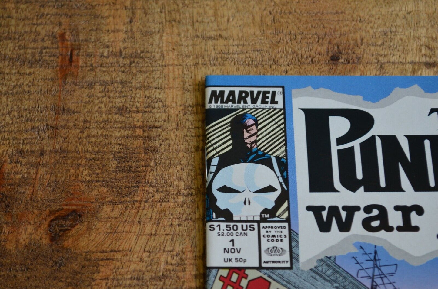 Punisher War Journal #1 Marvel Comic Book November 1988 NM 9.4 Daredevil Cameo