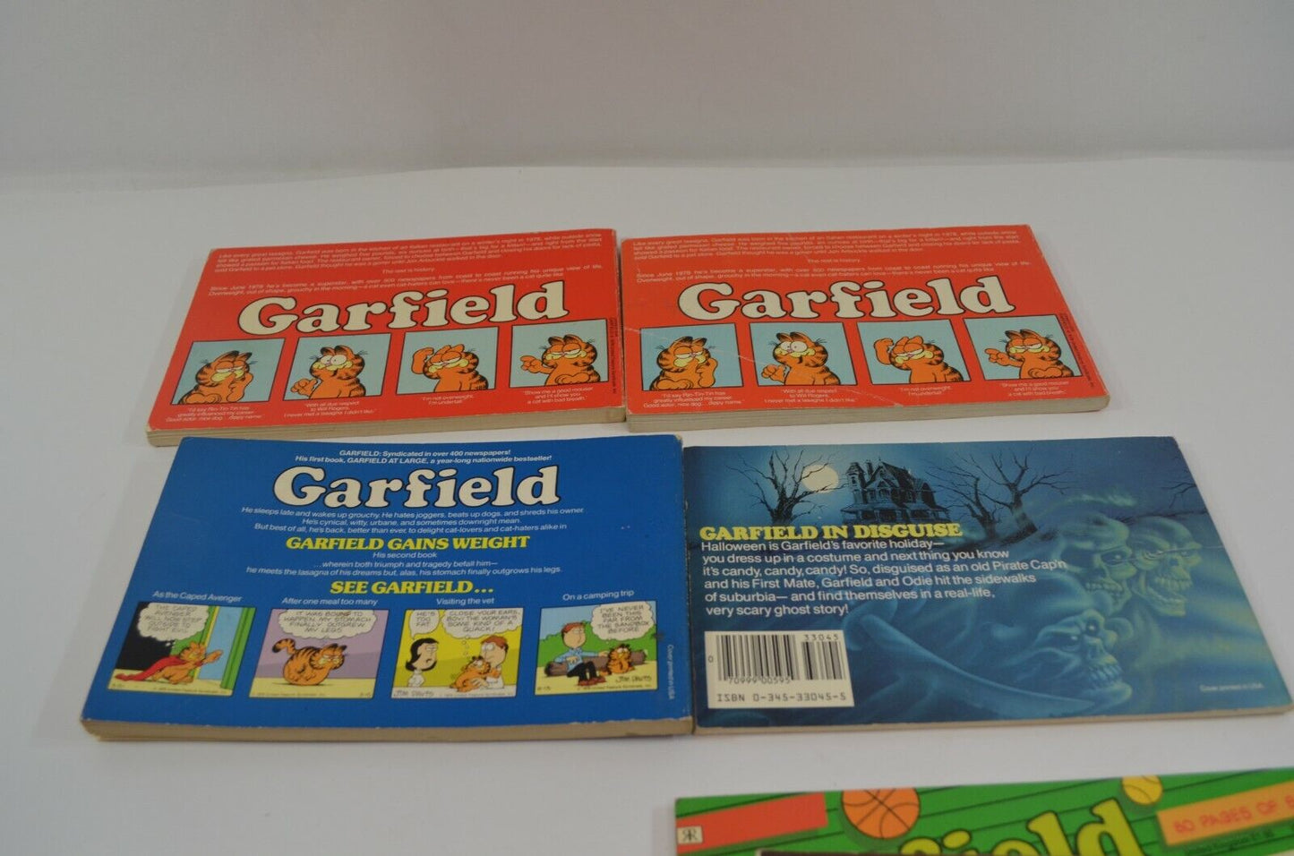 Garfield Book Lot Comics 1st 2nd 5th 11th 14th Sports Star Hollywood Jim Davis