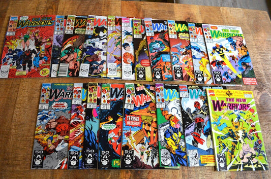 New Warriors #1-18 Annual #1 Marvel Comic Book Lot of 19 NM 9.2 Nova App 1990