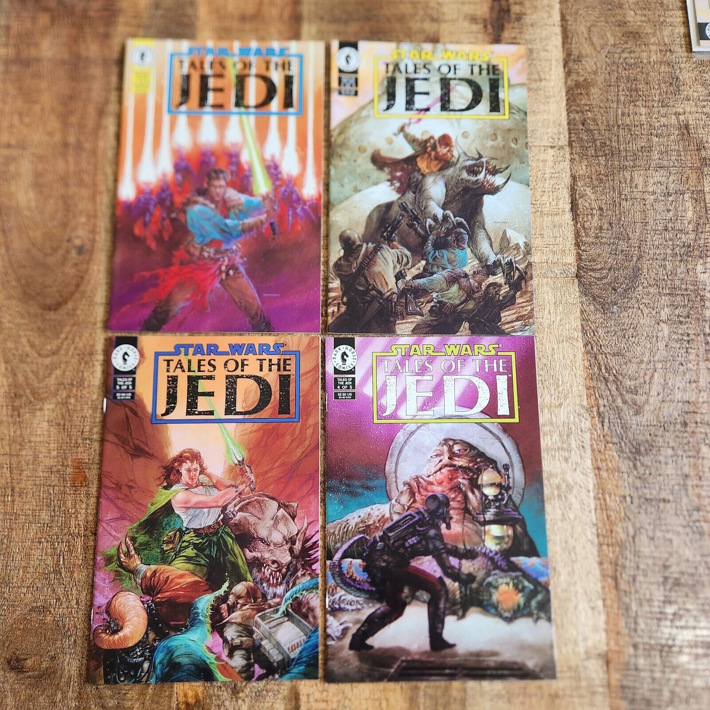 Star Wars Tales of the Jedi #1 2 4 5 Dark Horse Comics Lot of 4 VF/NM 9.0