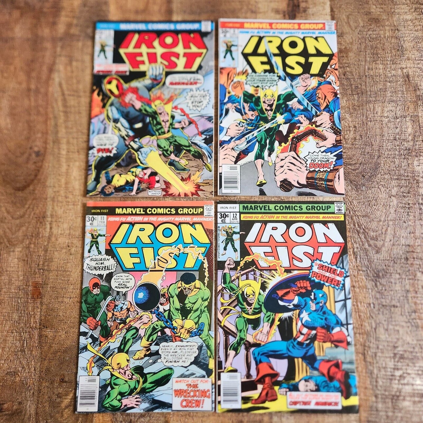 Iron Fist #3 9 11 12 Marvel Comics Lot of 13 Captain America App FN/VF 7.0