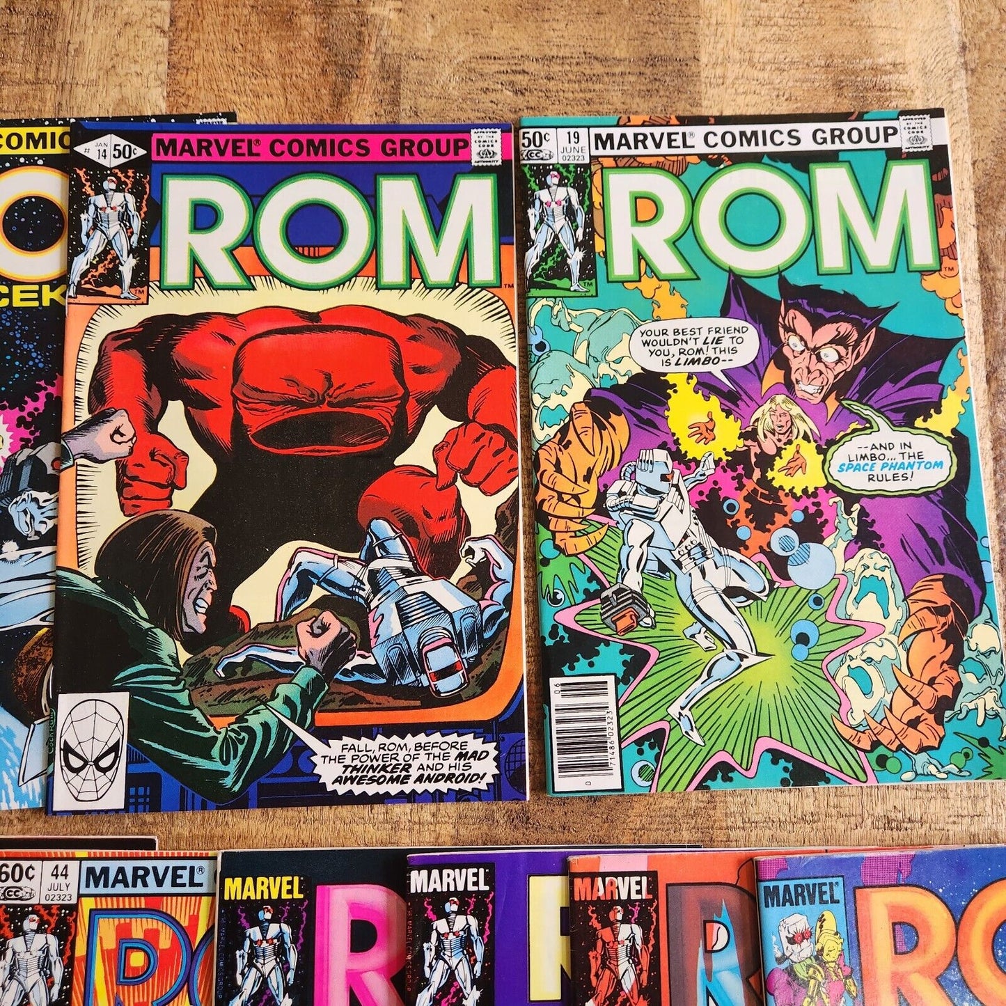 ROM #10 12 14 19 23 37 38 44 47-51 Space Hero Marvel Comics Lot of 13 VF 8.0