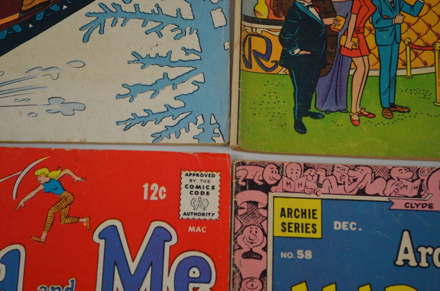 Betty And Me #7, 8, 14 / Archie's Mad House #58 (Archie Pub, 1967-68) Comic Book