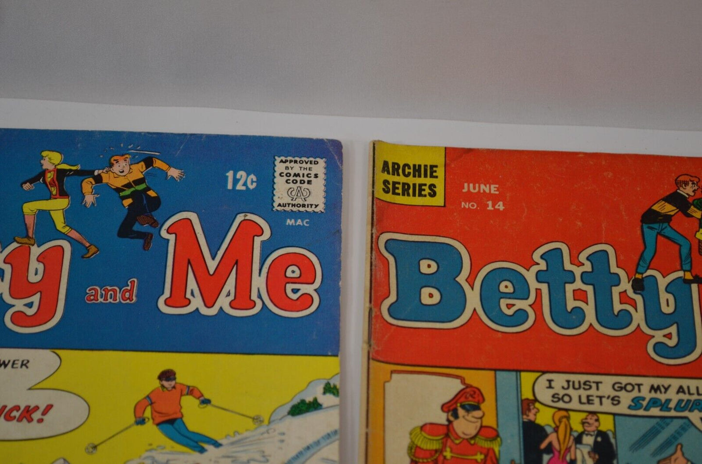 Betty And Me #7, 8, 14 / Archie's Mad House #58 (Archie Pub, 1967-68) Comic Book